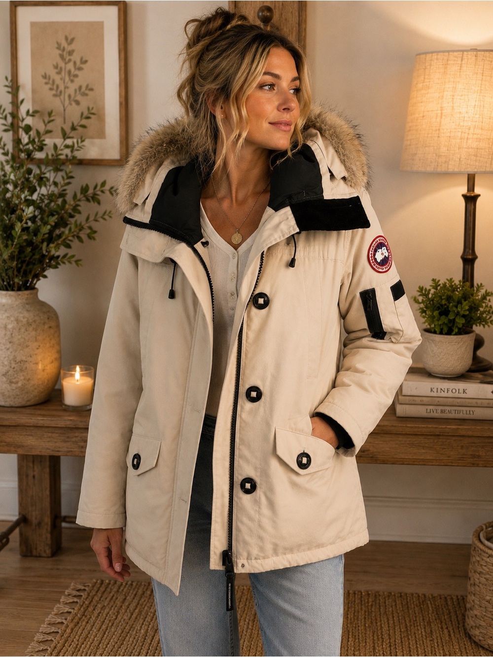 Canada Goose Parka – Sand – L/G – Style 2530L R